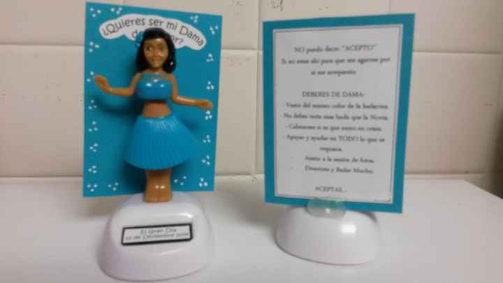 Invitaciones de boda y para mis damas de honor  - 2