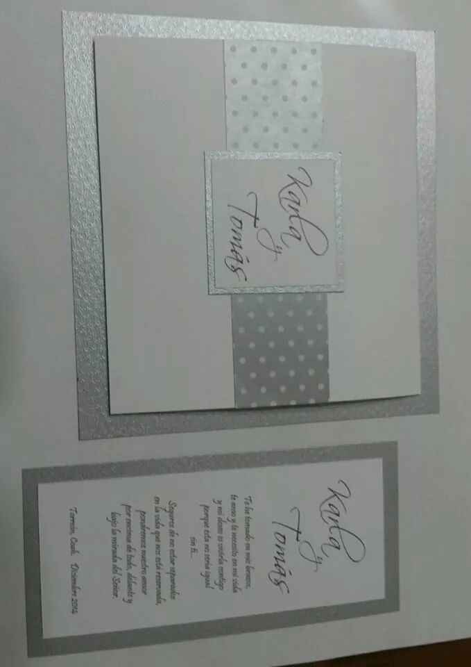 Invitaciones de boda y para mis damas de honor  - 3
