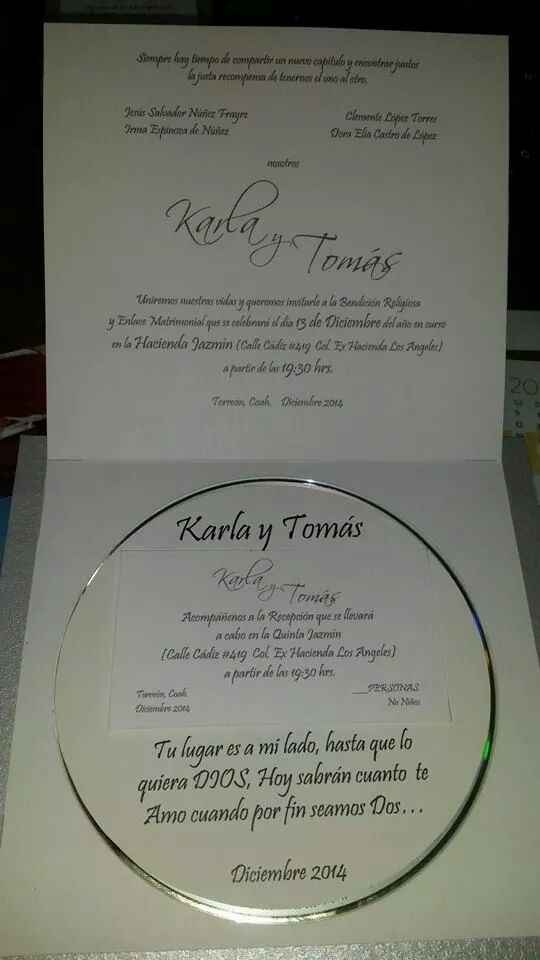 Invitaciones de boda y para mis damas de honor  - 4