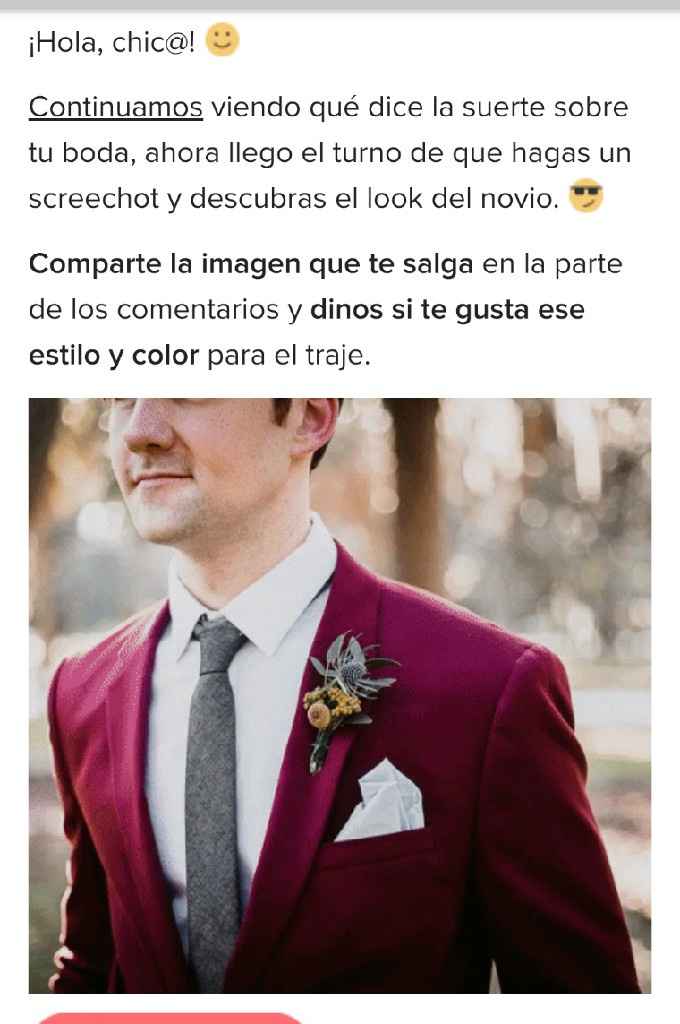 Haz screenshot y descubre el look de novio - 1