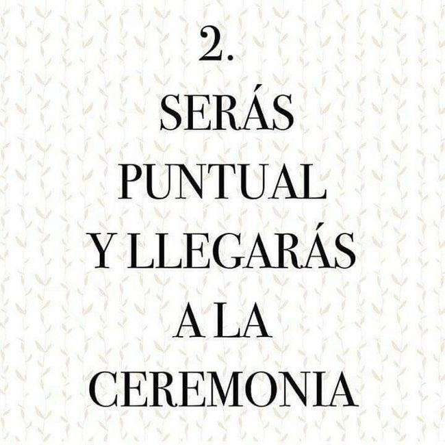  10 mandamientos para tus invitados - 2
