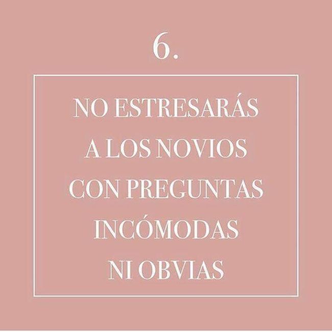  10 mandamientos para tus invitados - 6