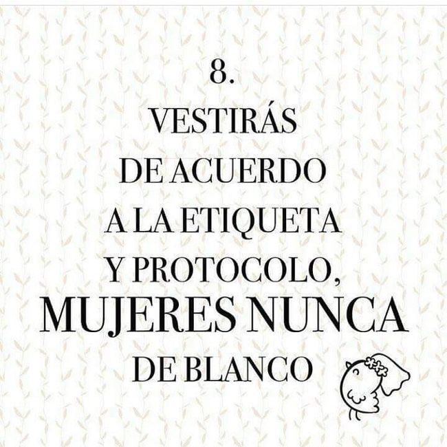  10 mandamientos para tus invitados - 7
