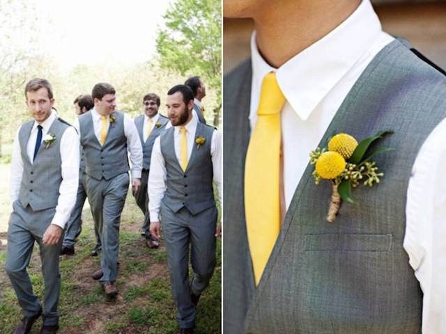  Toque de amarillo en outfit del novio - 7