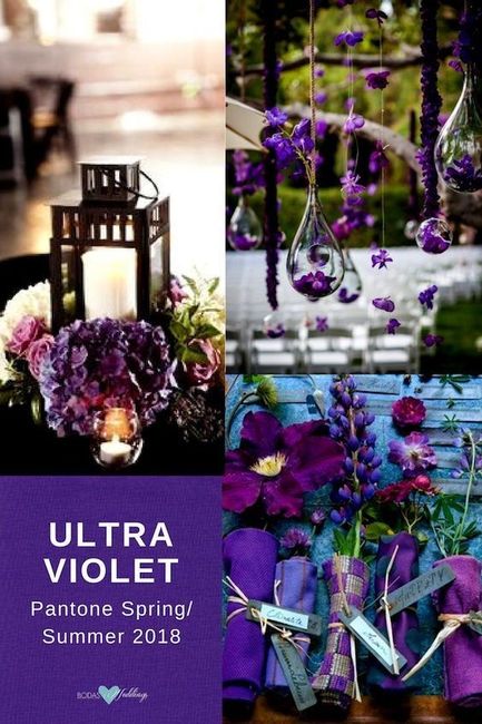 Bodas en color morado 19