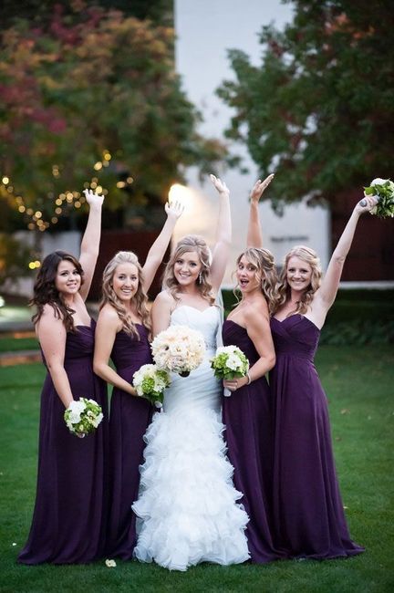 Bodas en color morado 21