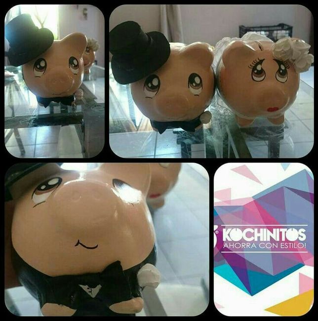 Puerquitos en lugar de zapatilla - 1