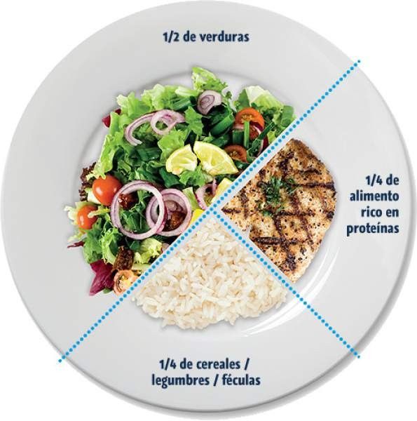 Proporciones de comida