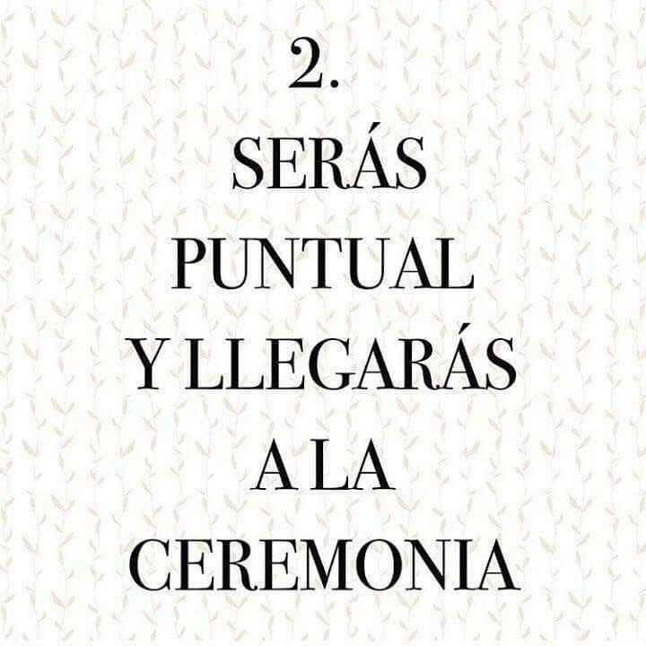  10 mandamientos para tus invitados - 2