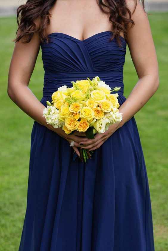  Ideas para boda combinación azul y amarillo - 12