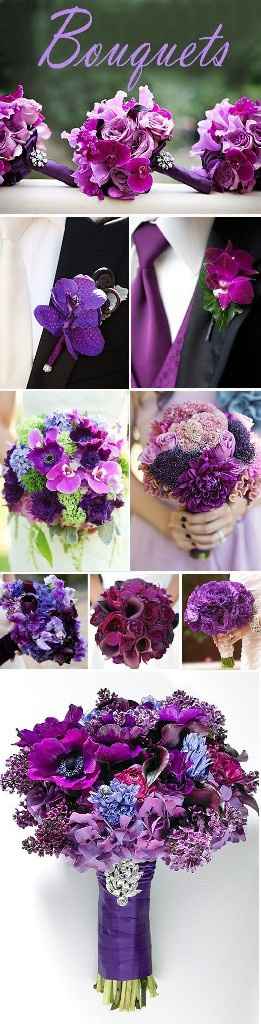 Bodas en color morado - 2