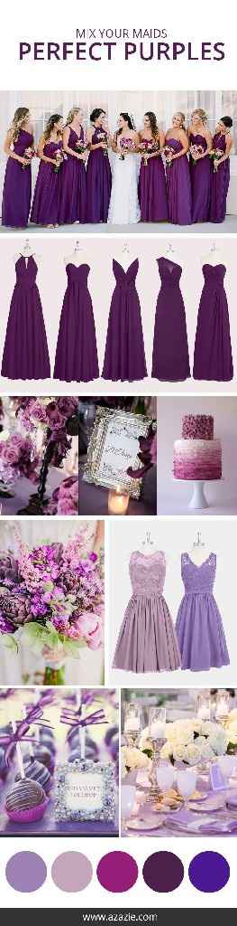 Bodas en color morado - 5