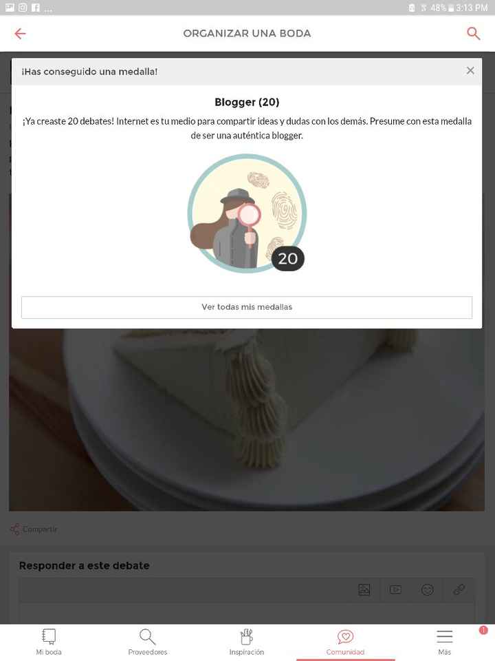 Medalla blogger! - 1