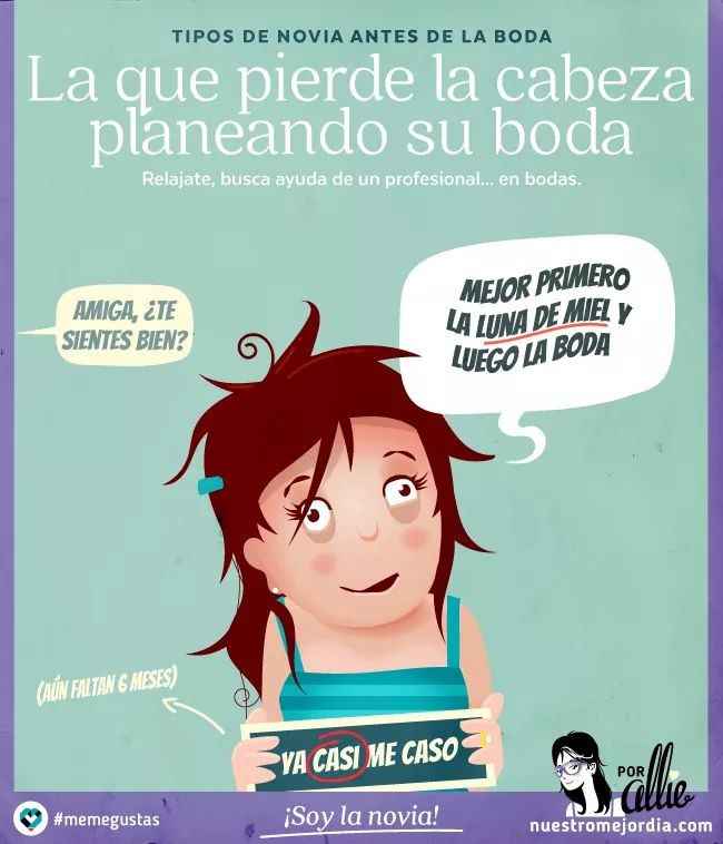  8 tipos de novia, ¿te identificas con alguno? - 1