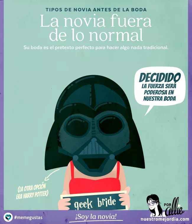  8 tipos de novia, ¿te identificas con alguno? - 8