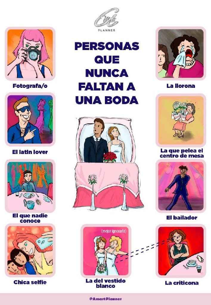  Personas que nunca faltan a la boda - 1
