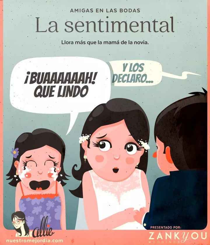  Tipos de amigas de la novia - 1