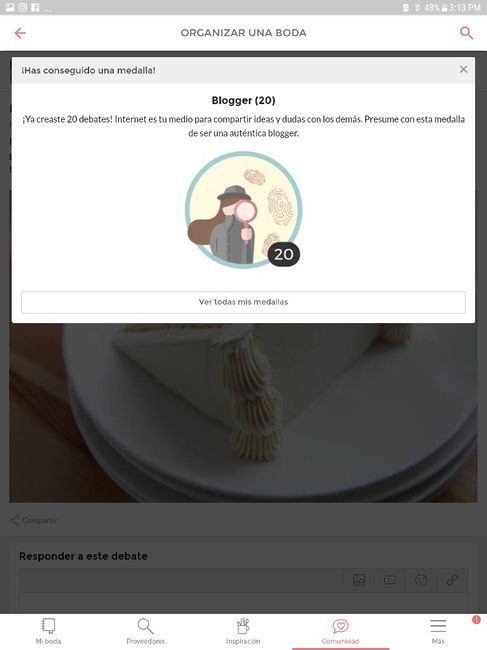 Medalla blogger! - 1