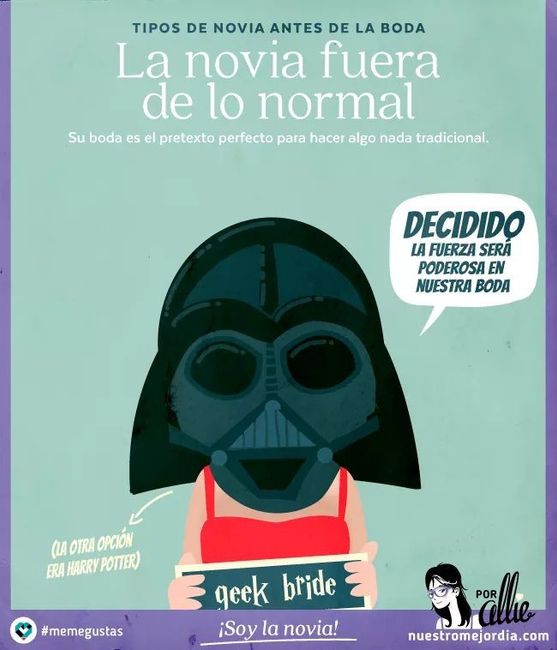  8 tipos de novia, ¿te identificas con alguno? - 8