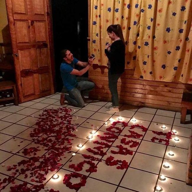  Como fue su propuesta de matrimonio en fotos nenis - 1
