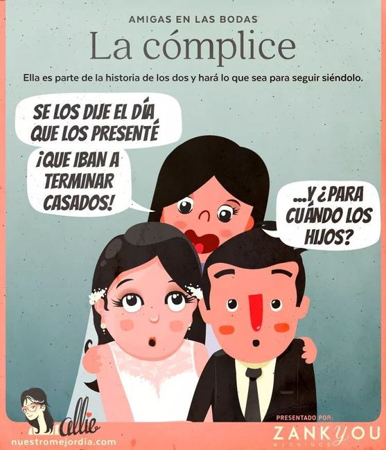  Tipos de amigas de la novia - 2