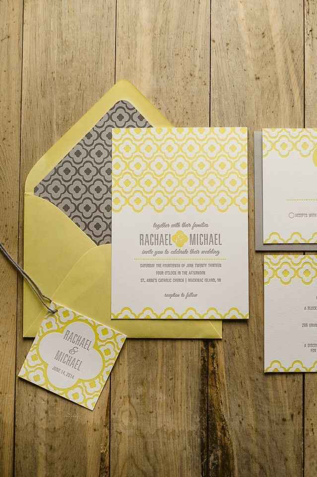 Invitaciones pimrose yellow - 2