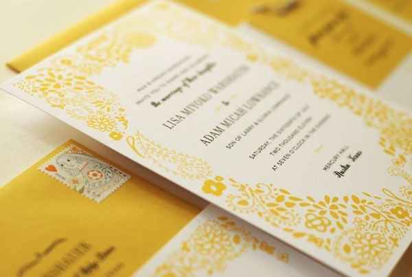 Invitaciones pimrose yellow - 7