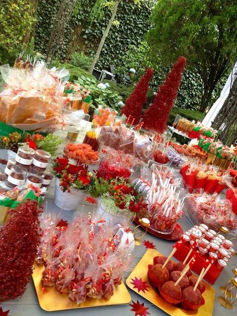 Mesa de dulces muy mexicanos - 1