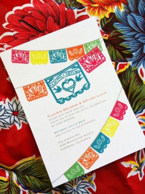 Invitaciones para una boda temática: día de muertos - 2