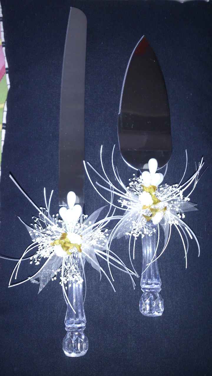 Mis copas y pala y cuchillo terminadas  - 4