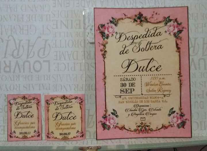 Invitaciones!! ..  .pero de la despe 💌 - 1