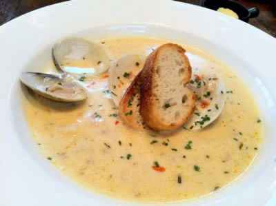 Entrada - Crema de Almejas