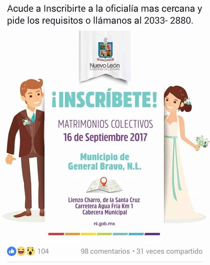 matrimonio colectivo 