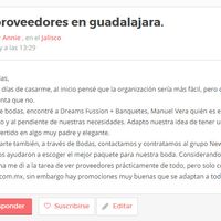 Debate de proveedores