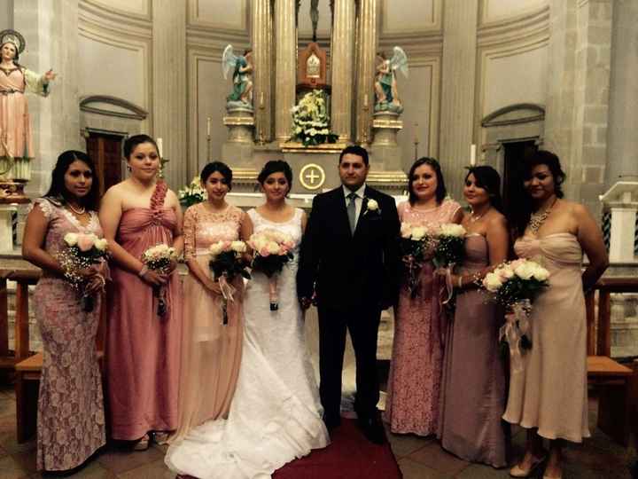 Aqui una foto con mis damas