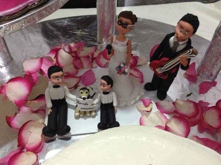 Y como alguna de ustedes recordara, tambien estaban incluidos en el topper cake