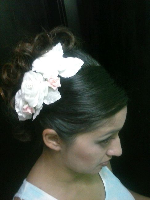 Mi prueba de peinado y maquillaje a 96 dias comienza la cuenta regresiva - 3