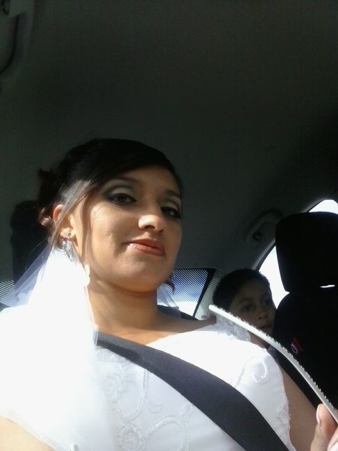 Foto pal feis!!! de camino a la iglesia