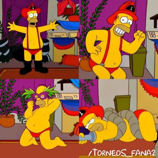 Homero y su sesion buidor XD