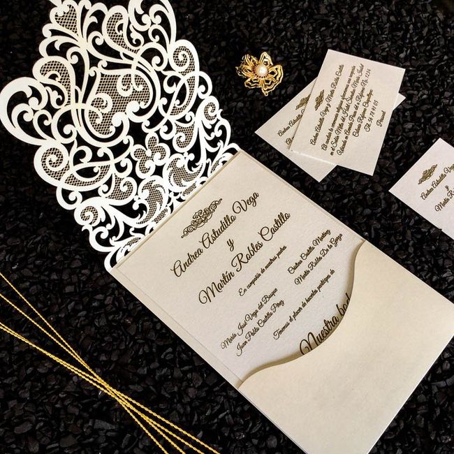 Invitación corte láser 