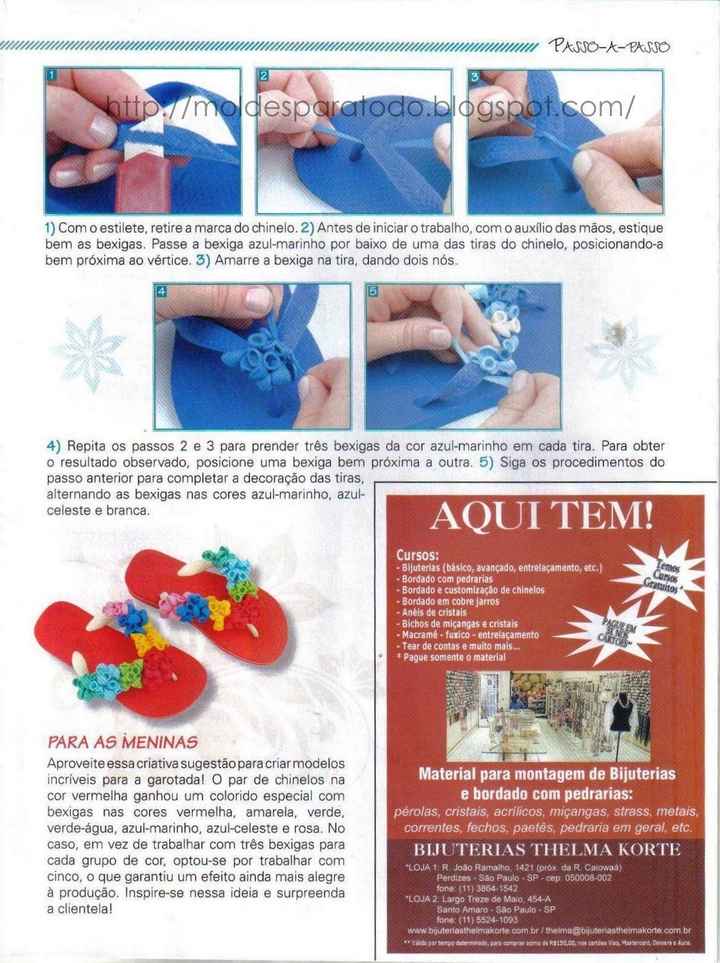 sandalias decorada con globo