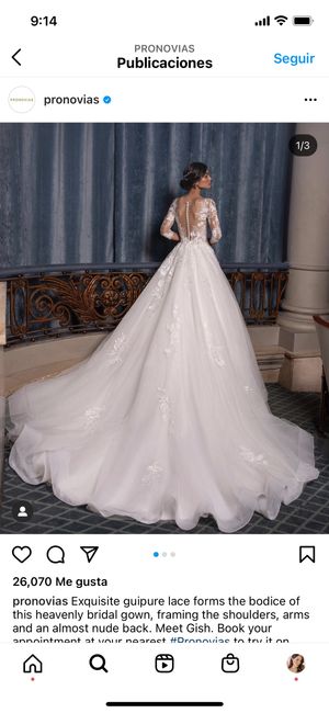 Alguien sabe aprox cuánto cuestan los vestidos de novia? Soy de Monterrey, nl 1