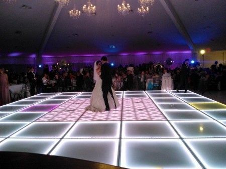 Pista iluminada de baile para boda 1