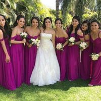 Damas en color sangría - 1