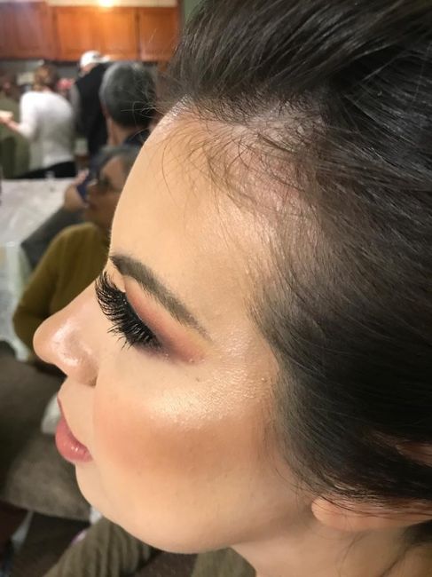 Prueba de maquillaje y peinado. 3