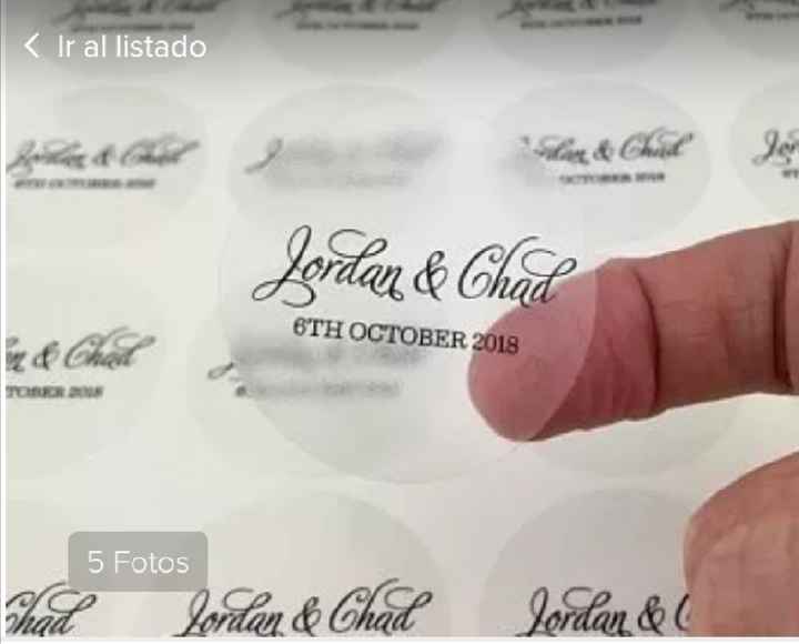 Etiquetas para invitaciones Help! - 1