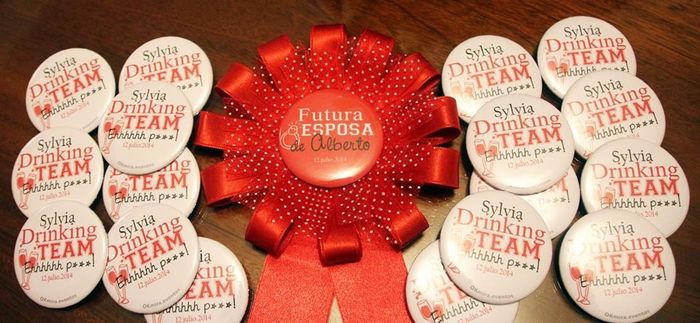 Botones despedida de soltera