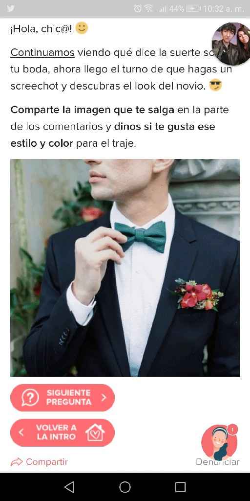 Haz screenshot y descubre el look de novio - 1