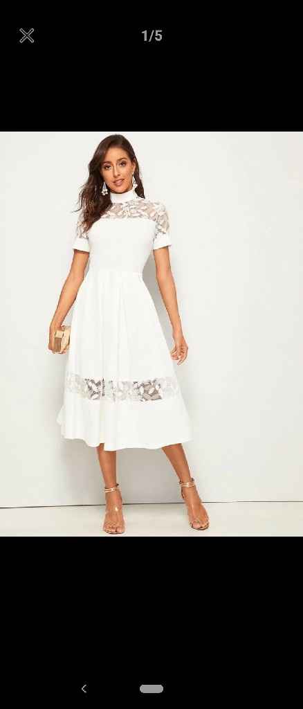 Vestido para boda al civil - 1