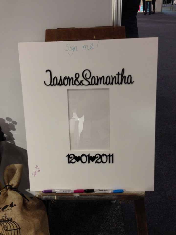 Árbol de huellas o marco para firmas - 1